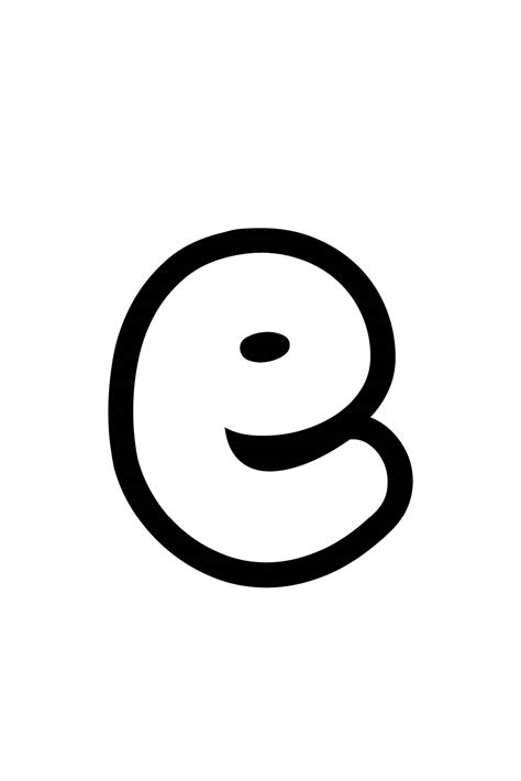 Bubble letter lowercase e - How to Draw 3D Letters E - Uppercase E and Lowercase e in 90 Seconds.